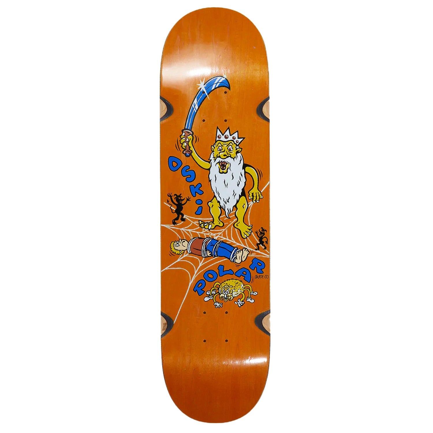 POLAR SKATE CO. - TABLA SPIDER KING WHEEL WELL 8.25"